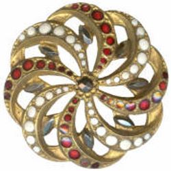 22-1.6  Radial designs (pinwheel) - enamel